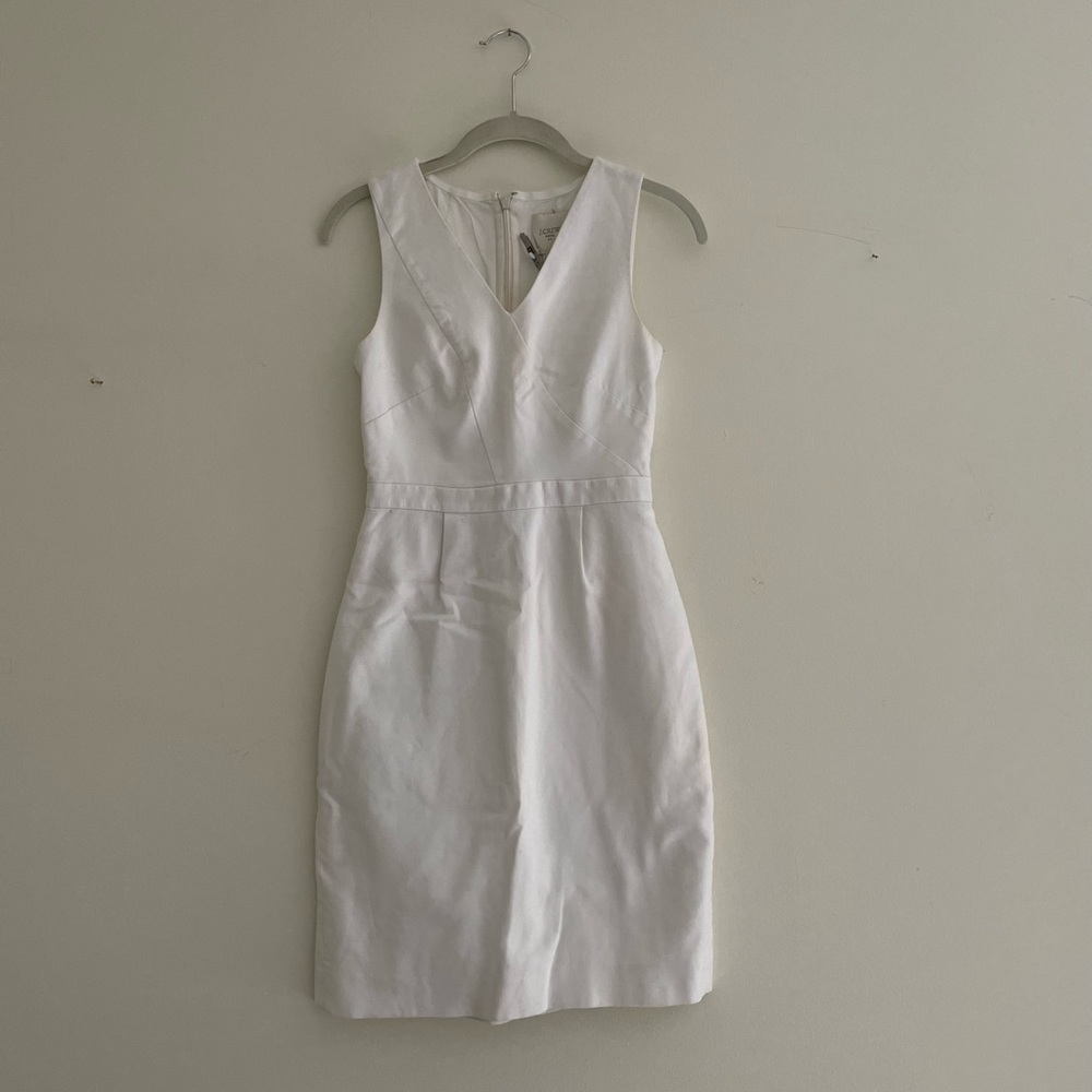 Jcrew White sheath dress